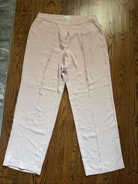 Soho Apparel Pale Pink Women's Trousers